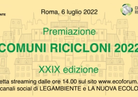 Premiazione della XXIX edizione di Comuni Ricicloni