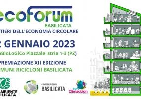 EcoForum Basilicata III edizione: I cantieri dell’economia circolare
