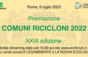 Premiazione della XXIX edizione di Comuni Ricicloni