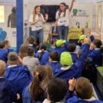 Bambini presenti al laboratorio Casa Corepla al cc Bariblu