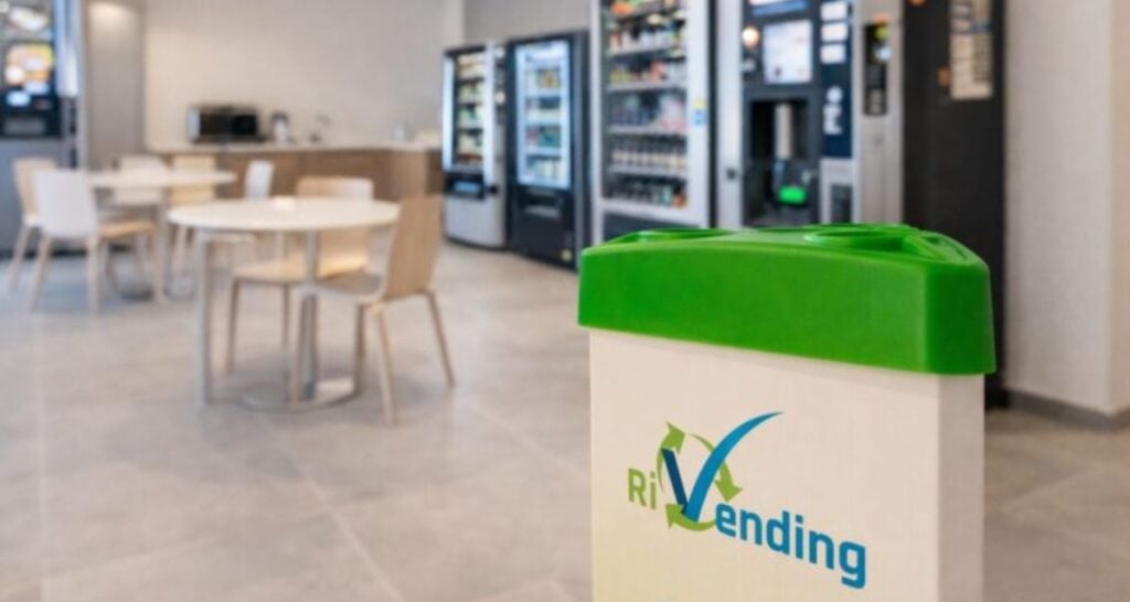 Cestino RiVending per bicchieri caffè e bevande