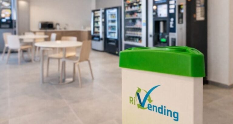 Cestino RiVending per bicchieri caffè e bevande