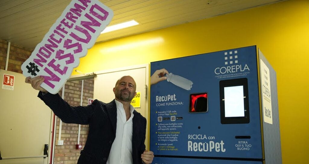 Luca Abete con RecoPet