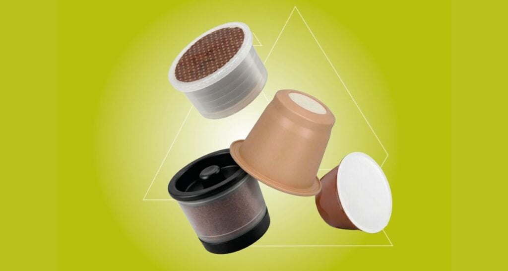 Capsule in plastica caffè e bevande